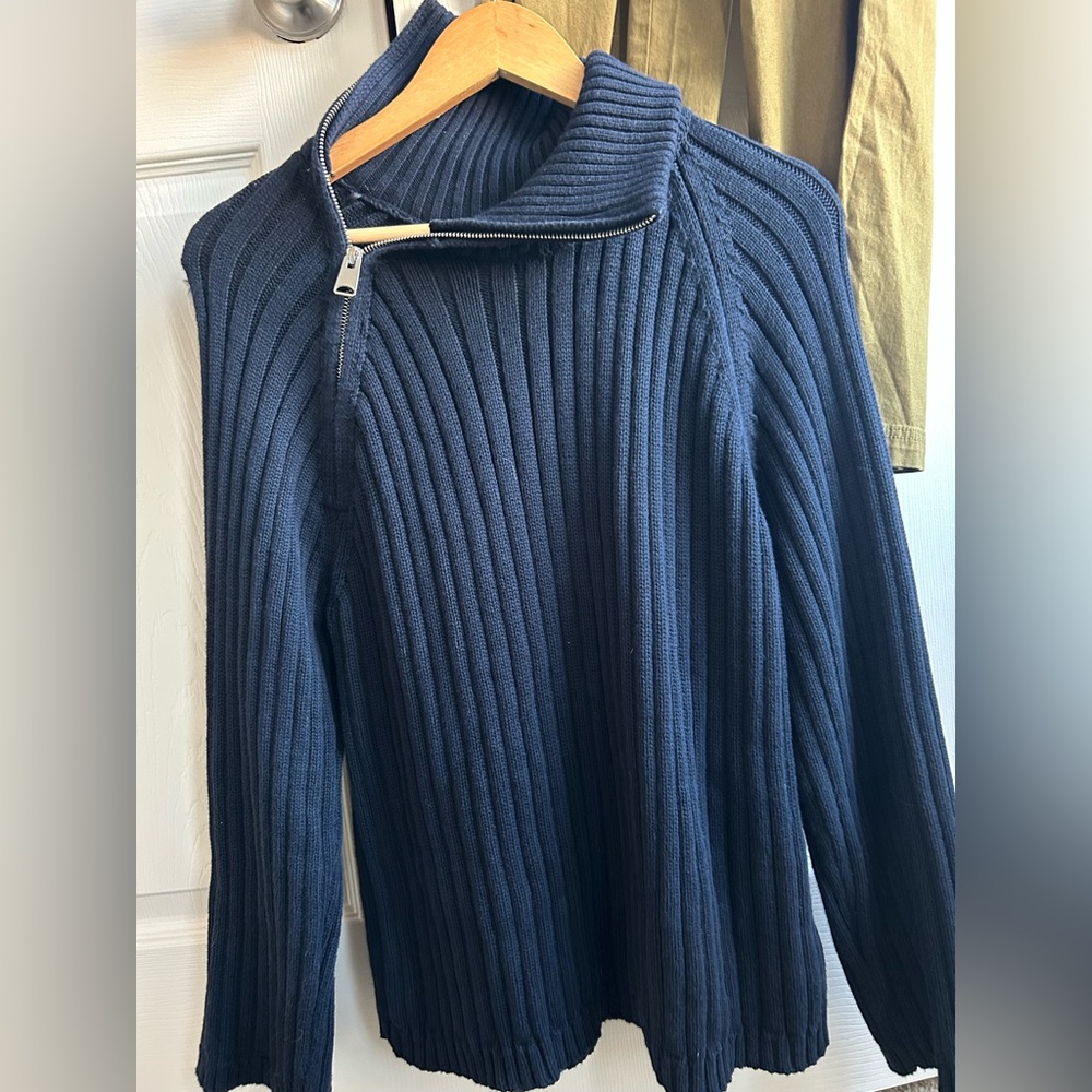 Zara Mock Neck sweater 100% Cotton